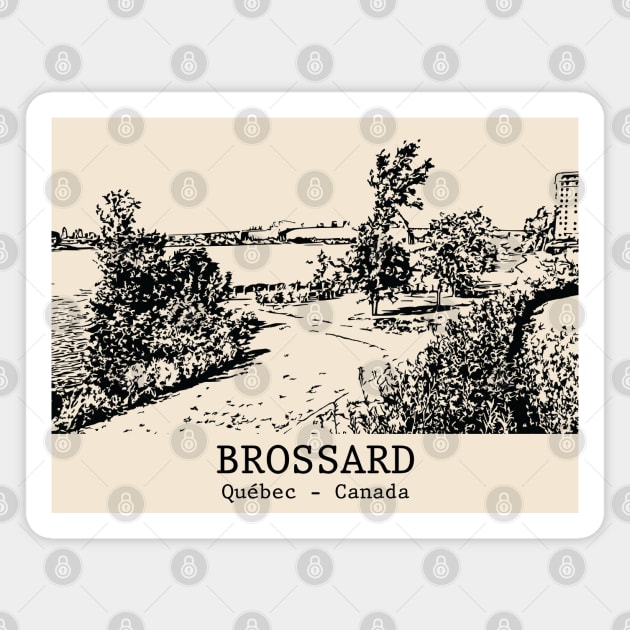 Brossard - Québec Magnet by Lakeric